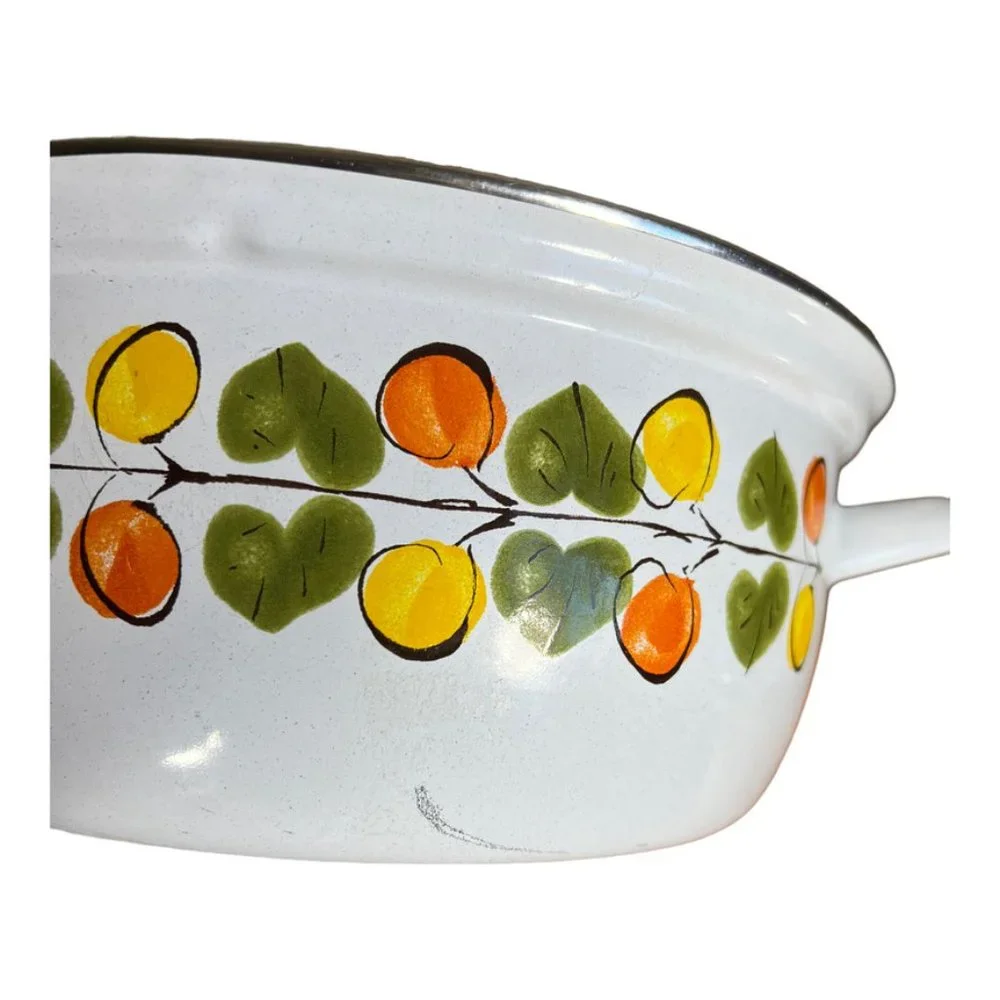 Austria Enamel Soup and Skillet‎ Pans
